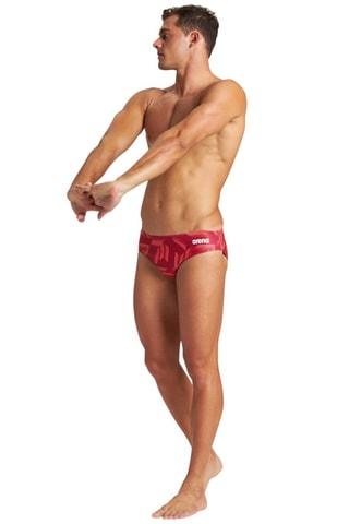 Slip de bain Puzzled - Rouge