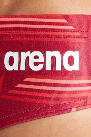 Slip de bain Puzzled - Rouge