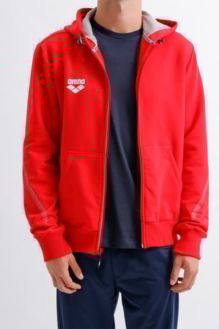 Sweat à capuche - Rouge