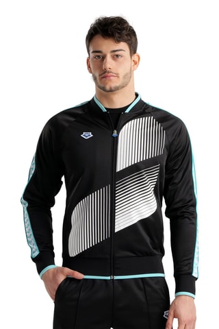 Sweat - Noir et turquoise