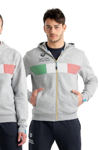 Sweat à capuche - Gris chiné