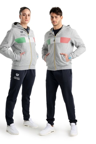 Sweat à capuche - Gris chiné