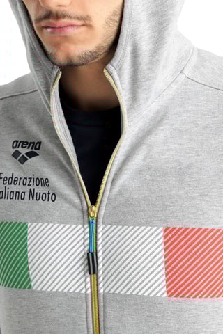 Sweat à capuche - Gris chiné