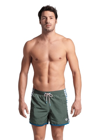 Short de bain Team Stripe - Kaki