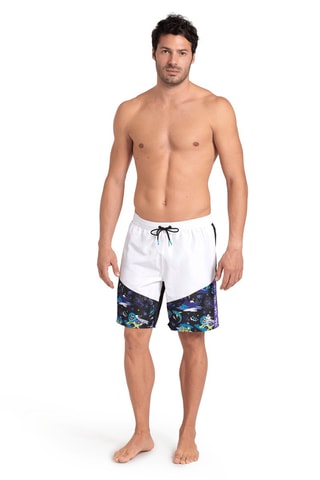 Short de bain Fun Planet - Blanc