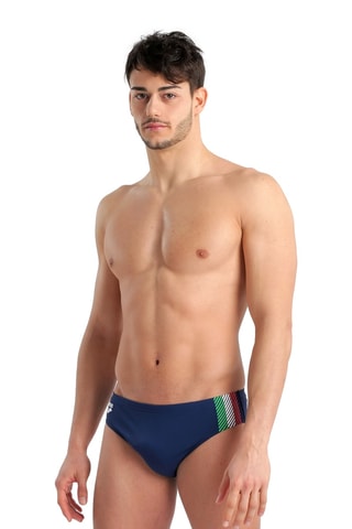 Slip de bain Sublimatic - Bleu marine