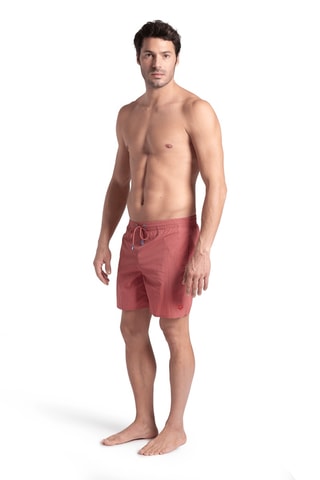 Short de bain Solid - Vieux rose