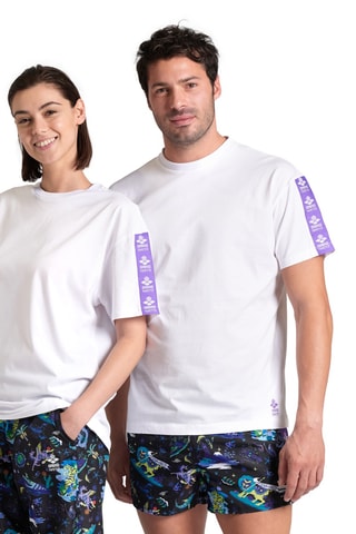 T-shirt Fun Planet - Blanc