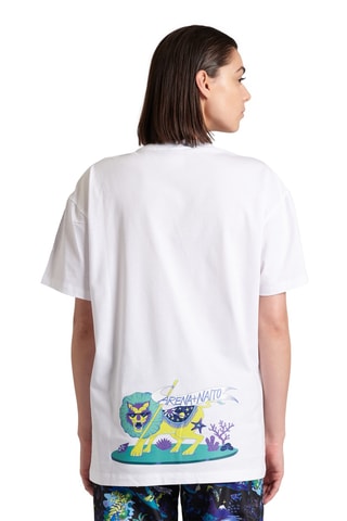 T-shirt Fun Planet - Blanc