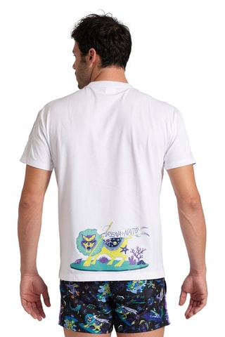 T-shirt Fun Planet - Blanc