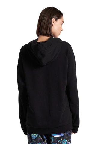 Sweat à capuche Fun Planet - Noir