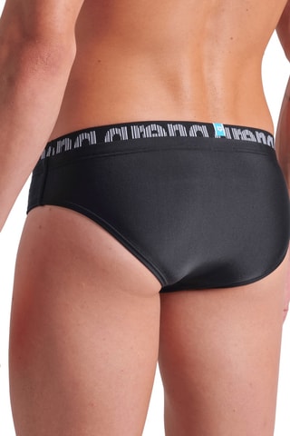 Slip de bain Elastic - Noir