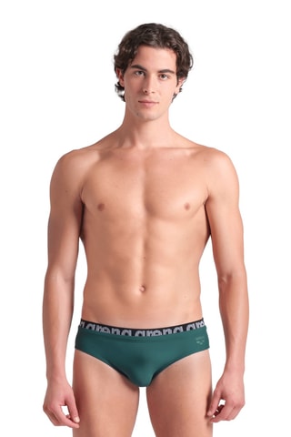 Slip de bain Elastic - Vert foncé