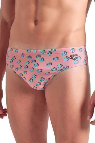 Slip de bain Dices - Rose