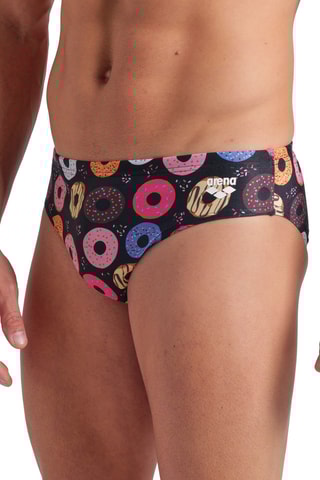 Slip de bain Donuts - Noir