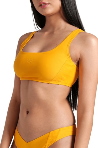 Maillot 2 pièces Team Stripe - Moutarde