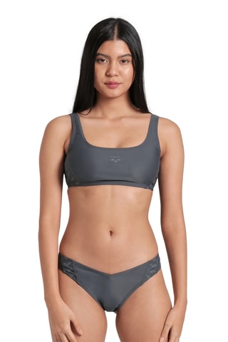 Maillot 2 pièces Team Stripe - Anthracite