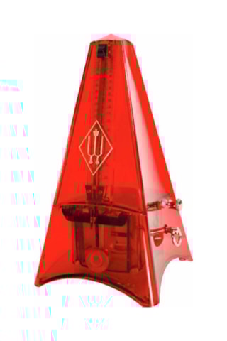 Métronome mécanique - 
Rouge
