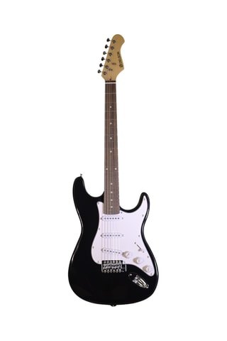 Guitare électrique Delson Strato + cable jack - Noir - Dès 3 ans