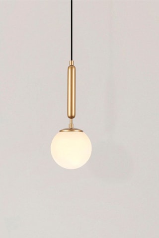 Hanglamp King - Goudkleurig en Transparant - 3 x 40 W