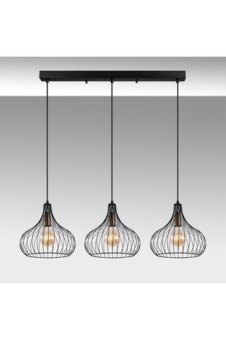 Hanglamp Teldamla - Zwart en Messing