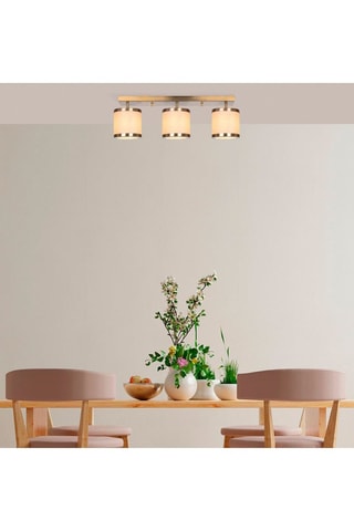 Plafondlamp Way - Goudkleurig - 3 x 40 W