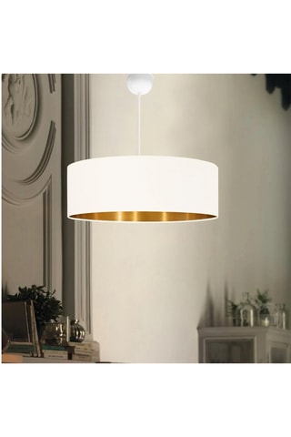 Ledhanglamp Ayd - Beige en Goudkleurig - 9 W