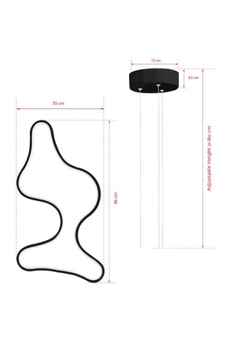 Ledhanglamp - Zwart - 40-60 W