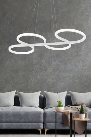 Ledhanglamp Swing - Wit - 40-60 W