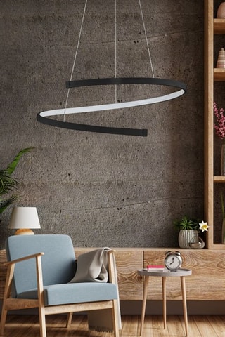 Ledhanglamp Saiph Zwart