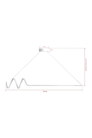 Ledhanglamp - Wit - 24-36 W