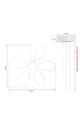Ledhanglamp - Wit - 60-80 W