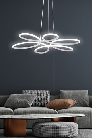 Ledhanglamp Berenices - Wit - 40 W