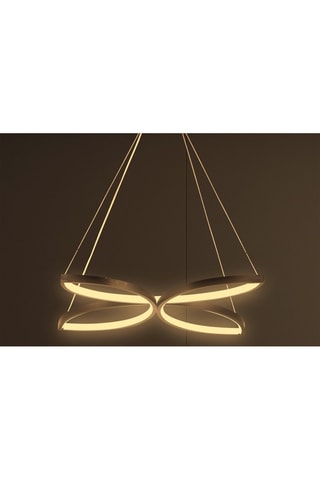 Ledhanglamp Eriphos - Zwart