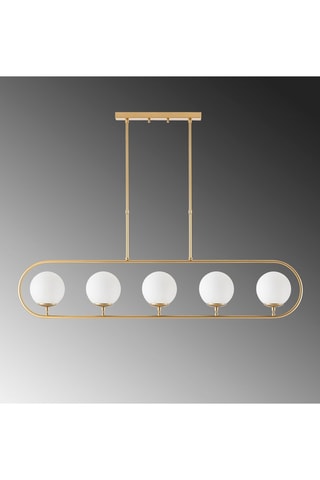 Hanglamp Jewel - Goudkleurig - 5 x 15 W