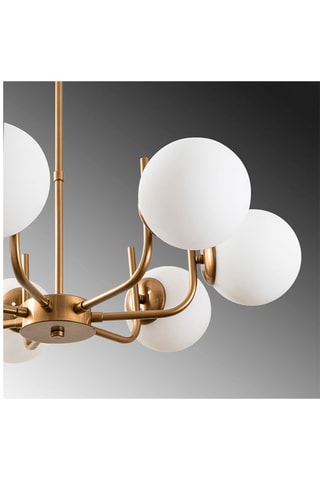 Hanglamp Antler - Goudkleurig - 7 x 40 W