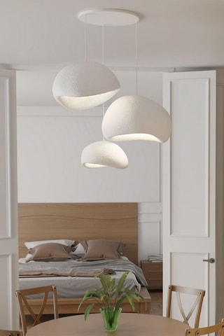 Hanglamp - Wit - 3 x 40 W