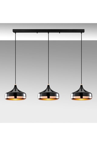 Hanglamp Yildo - Zwart - 3 x 40 W