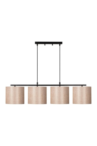 Hanglamp Valiz - Zwart en Crèmekleurig - 4 x 100 W