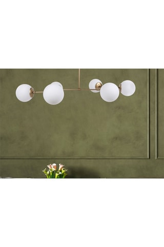 Hanglampen - Goudkleurig - 6 x 100 W