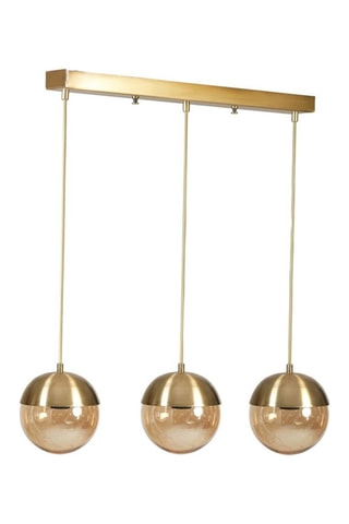 Hanglamp Küre 3 - Goudkleurig - 3 x 60 W