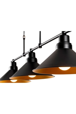 Hanglamp Sivani - Zwart - 3 x 100 W