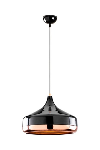 Hanglamp Yildo - Zwart en Goudkleurig - 40 W
