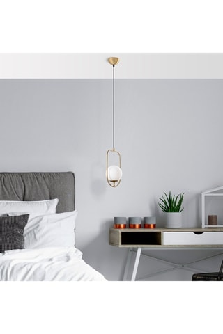 Hanglamp Skew - Goudkleurig - 40 W