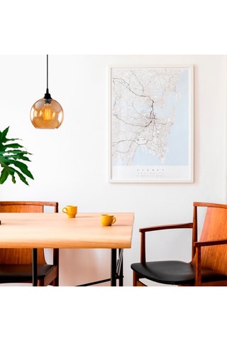 Hanglamp Gold - Zwart en Goudkleurig - 100 W