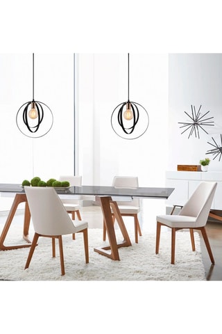 Hanglamp Vaveyla - Zwart - 100 W