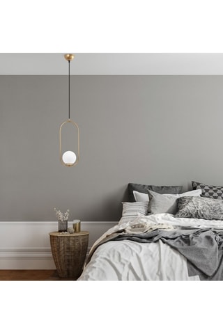 Hanglamp Mudoni - Goudkleurig en Zwart - 40 W