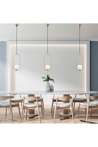 Hanglamp Mudoni - Goudkleurig en Zwart - 40 W