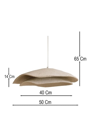 Hanglamp - Beige - 40 W