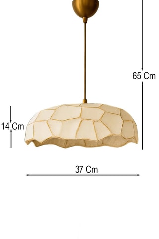 Hanglamp - Crèmekleurig - 40 W
